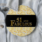 51. Geburtstag Button (Beispiel)