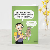 51. Geburtstag Funny Greeting Card Karte (Gelbe Blume)