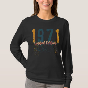 51. Geburtstag Ladys Mens 51 Jahre 1971 T-Shirt