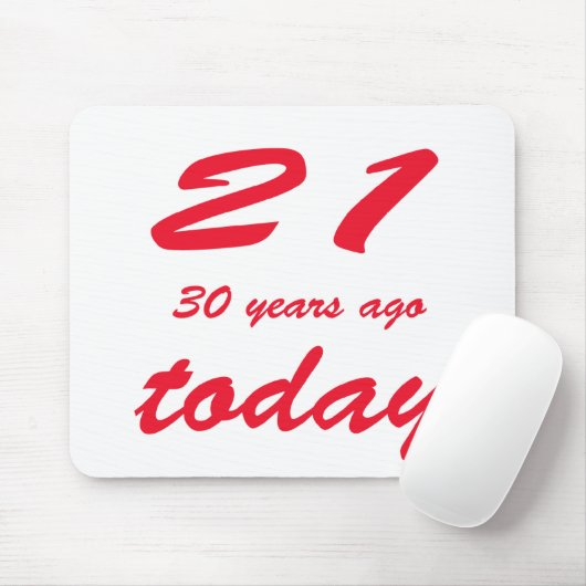 51 Geburtstag Mousepad (Mit Mouse)
