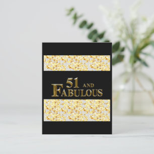 51. Geburtstag Postkarte
