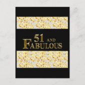 51. Geburtstag Postkarte (Vorderseite)