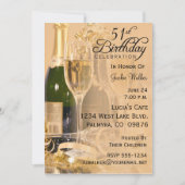 51. Geburtstags-Party Einladung (Vorderseite)