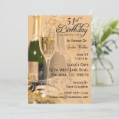 51. Geburtstags-Party Einladung (Stehend Vorderseite)