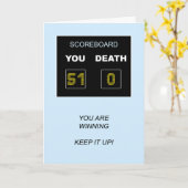 51. Geburtstagsanzeiger Karte (Gelbe Blume)