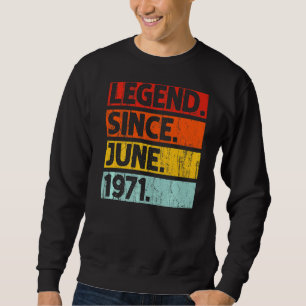 51. Geburtstagsfeier Seit Juni 1971 51 Jahre alt Sweatshirt