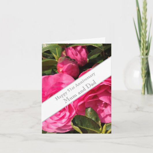 51. Hochzeitstag Karte (Vorderseite)