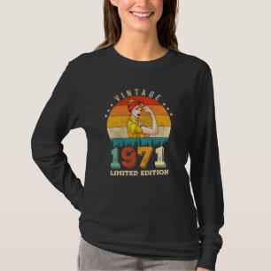 51 Jahre alt 1971 Vintag 51. Geburtstagsgeschenke T-Shirt