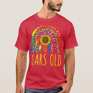 51 Jahre alt 51. Geburtstag Gefärbte Krawatte Sonn T-Shirt