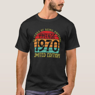 51 Jahre alte Geschenke Vintage 1970 - 51. Geburts T-Shirt
