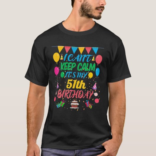 51 Jahre altes Geschenk kann ich nicht Behalten Ru T-Shirt (Vorderseite)