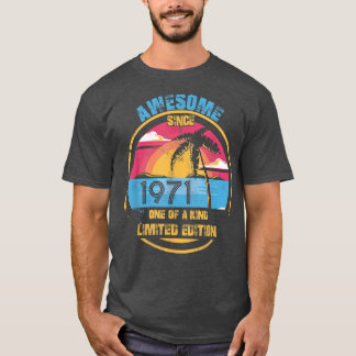 51 Jahre Vintag Phantastisch seit 1971 51. Geburts T-Shirt