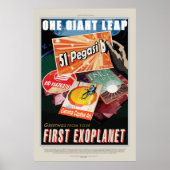 51 Pegasi b - Weltraumtourismus-Poster Poster (Vorne)