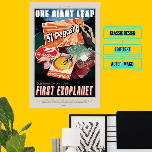 51 Pegasi b - Weltraumtourismus-Poster Poster