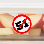 51. Staat Kein Weg Etiketten (Befestigt)