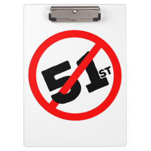 51. Staat Kein Weg Klemmbrett