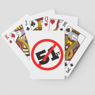 51. Staat Kein Weg Spielkarten