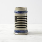 51-Sterne-US-Flagge Bierglas (Mittel)