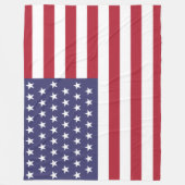 51 Sternenflagge der USA (USA) Fleecedecke (Vorderseite)