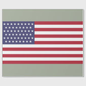 51 Sternenflagge der USA (USA) Geschenkpapier (Flach)