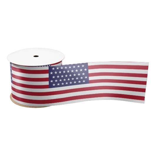 51 Sternenflagge der USA (USA) Satinband (Spule)
