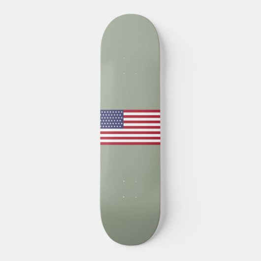 51 Sternenflagge der USA (USA) Skateboard (Vorderseite)
