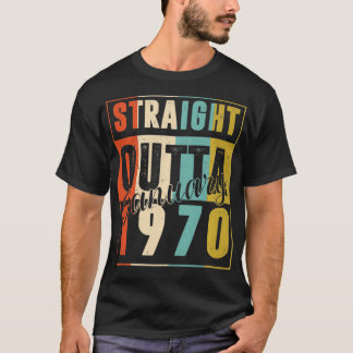 51 Years Old Retro Birthday Gift Straight Outta Ja T-Shirt