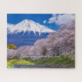 [520] Mt.Fuji – Morning Light on the Cherry Path Puzzle (Horizontal)