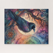 520 Stück Crow Tree of Life Mandala Pagan Puzzle (Horizontal)
