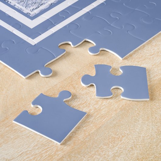 520 Stücke Braunschweiger Kirche Winterschnee Puzzle (Seite)