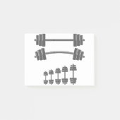 5221Barbells Post-it Klebezettel (Vorderseite)