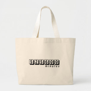 525600-Minute-Tasche Jumbo Stoffbeutel