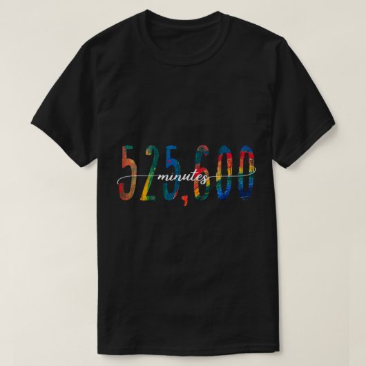 525.600 Minuten Klassischer T - Shirt (Design vorne)