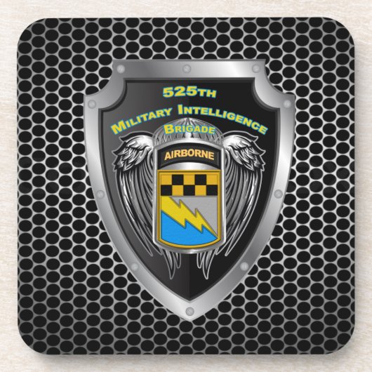 525 Brigade des militärischen Nachrichtendienstes  Getränkeuntersetzer (Vorderseite)
