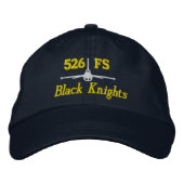 526 TFS F-16 Golf Hat Bestickte Kappe (Vorderseite)