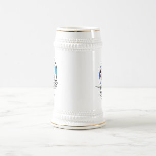 526th Kundenspezifisches Zeichen BierStein w/call Bierglas