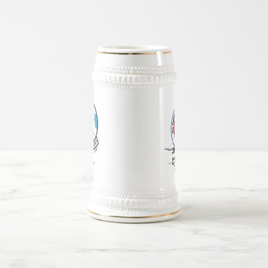 526th Kundenspezifisches Zeichen BierStein w/call Bierglas (Mittel)