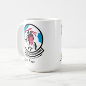 526th TFS kundenspezifisches Zeichen der Kaffeetasse (Vorderseite Links)