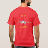 527 ALS Flanker (dunkles Shirt) T-Shirt (Rückseite)
