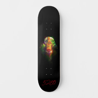 5280 Schädel- und Gasmaske Skateboard