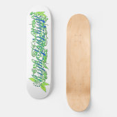 5280 script in green and blue skateboard (Vorderseite)