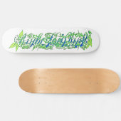 5280 script in green and blue skateboard (Horizontal)