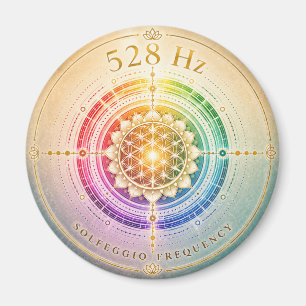 528 Hz Solfeggio-Frequenz-Magnet  Magnet