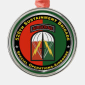 528. Nachhaltigkeitsbrigade Ornament Aus Metall (Vorne)