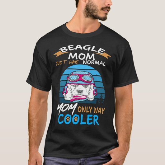 52 Beagle Mama Cooler T-Shirt (Vorderseite)