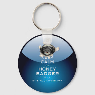 [52] Behalt Ruhe oder Honey Badger... Schlüsselanhänger