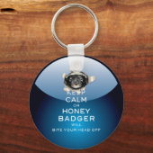 [52] Behalt Ruhe oder Honey Badger... Schlüsselanhänger (Vorderseite)