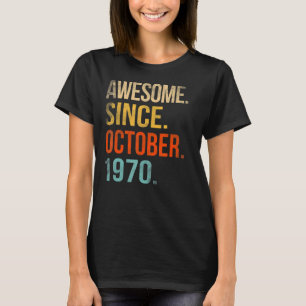 52. Geburtstag 52 Jahre Phantastisch seit 1. Oktob T-Shirt