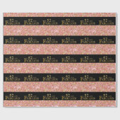 52. Geburtstag Geschenkpapier (Flach)