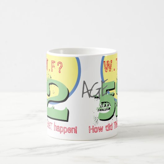 52. Geburtstag Kaffeepause Tasse (Mittel)